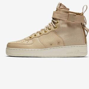Women Nike SF AF 1 Mid Mushroom